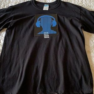 Led flashing sound activated T Shirt